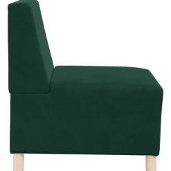 vidaXL Sofás-Sofá modular sin brazos de terciopelo de 55 cm