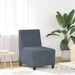 vidaXL Sofás-Sofá modular sin brazos 55 cm terciopelo
