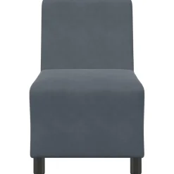 vidaXL Sofás-Sofá modular sin brazos 55 cm terciopelo