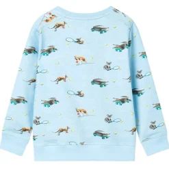 vidaXL Ropa Y Accesorios-Sudadera infantil azul claro mélange 104