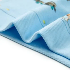 vidaXL Ropa Y Accesorios-Sudadera infantil azul claro mélange 104