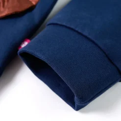 vidaXL Ropa Y Accesorios-Sudadera infantil azul marino 104