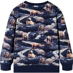 vidaXL Sudadera infantil azul marino 116 Best