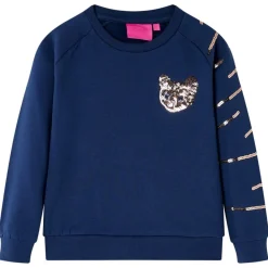 vidaXL Ropa Y Accesorios-Sudadera infantil azul marino 92