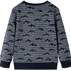 vidaXL Sudadera infantil azul marino mélange 104 Best