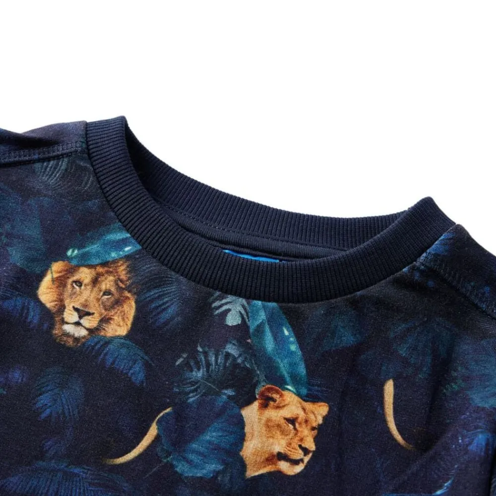 vidaXL Sudadera infantil azul marino 92 Discount