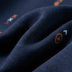 vidaXL Ropa Y Accesorios-Sudadera infantil azul marino mélange 92