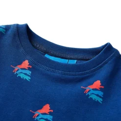 vidaXL Sudadera infantil azul oscuro 104