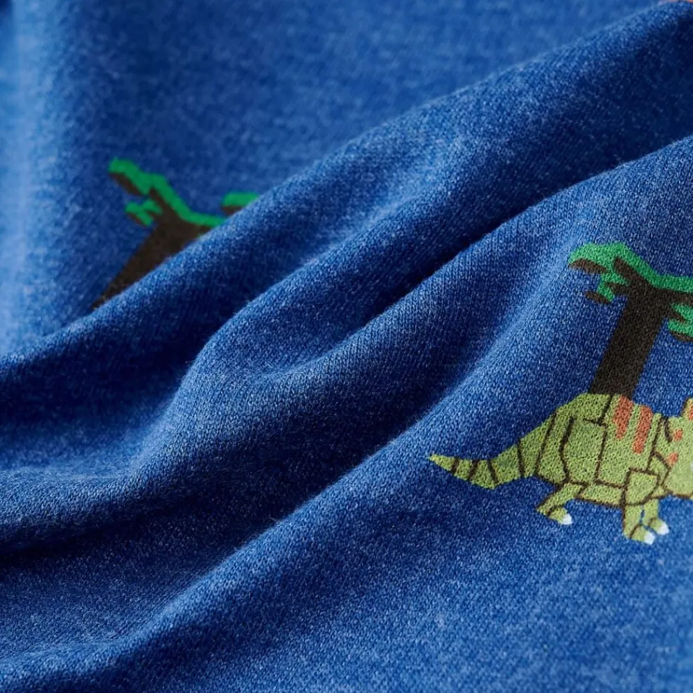 vidaXL Sudadera infantil azul oscuro mélange 104 Best
