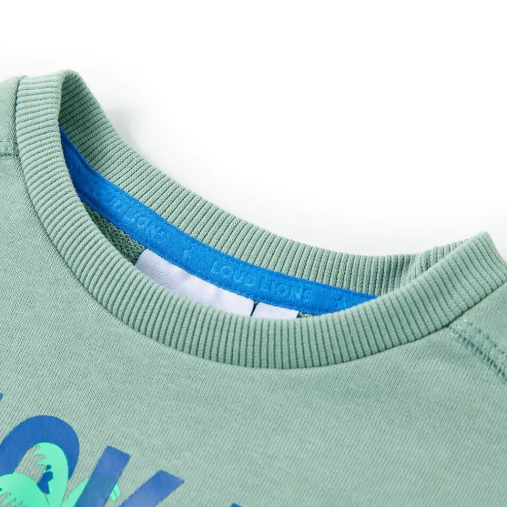 vidaXL Sudadera infantil claro 104 Caqui