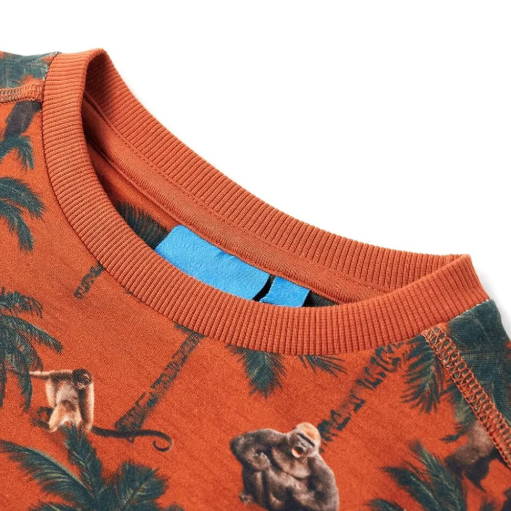 vidaXL Ropa Y Accesorios-Sudadera infantil color teja claro 116