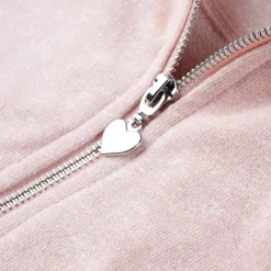 vidaXL Ropa Y Accesorios-Sudadera infantil con capucha y cremallera claro mezcla 92