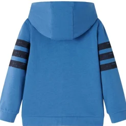 vidaXL Ropa Y Accesorios-Sudadera infantil con capucha azul 104