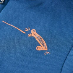 vidaXL Ropa Y Accesorios-Sudadera infantil con capucha azul 104