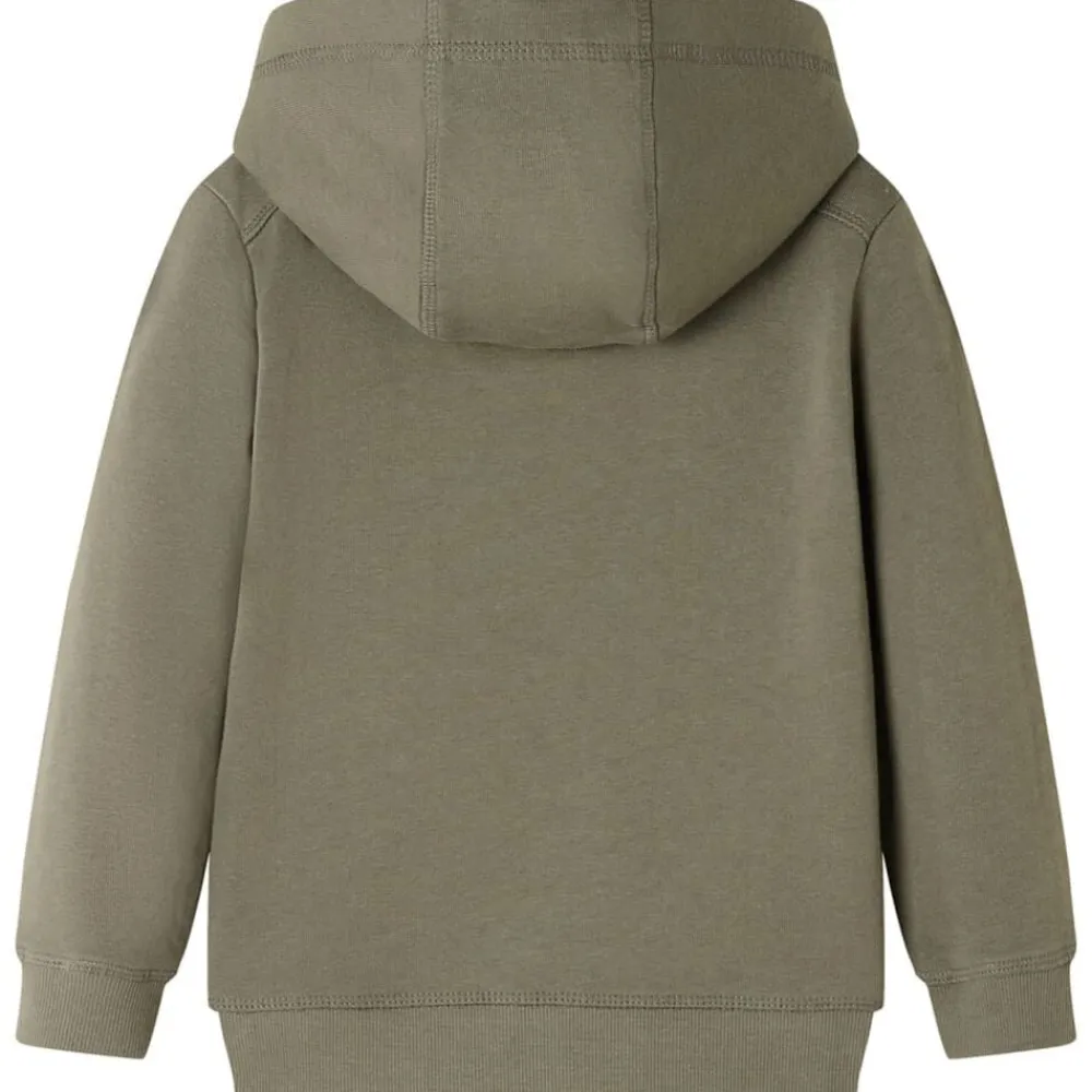 vidaXL Sudadera infantil con capucha color caqui 104