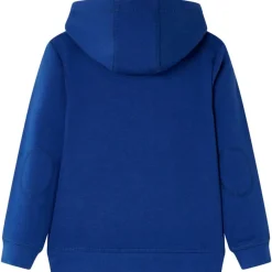vidaXL Sudadera infantil con capucha azul marino 104