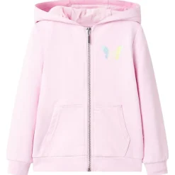 vidaXL Ropa Y Accesorios-Sudadera infantil con capucha claro 92