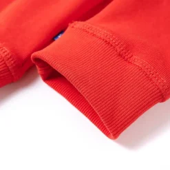 vidaXL Sudadera infantil con capucha rojo 92 Clearance