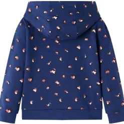 vidaXL Sudadera infantil con capucha azul marino 92 Discount
