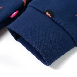 vidaXL Sudadera infantil con capucha azul marino 92 Discount