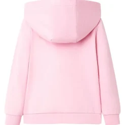vidaXL Ropa Y Accesorios-Sudadera infantil con capucha y cremallera rosa 92