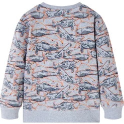 vidaXL Sudadera infantil gris mélange 92 Online