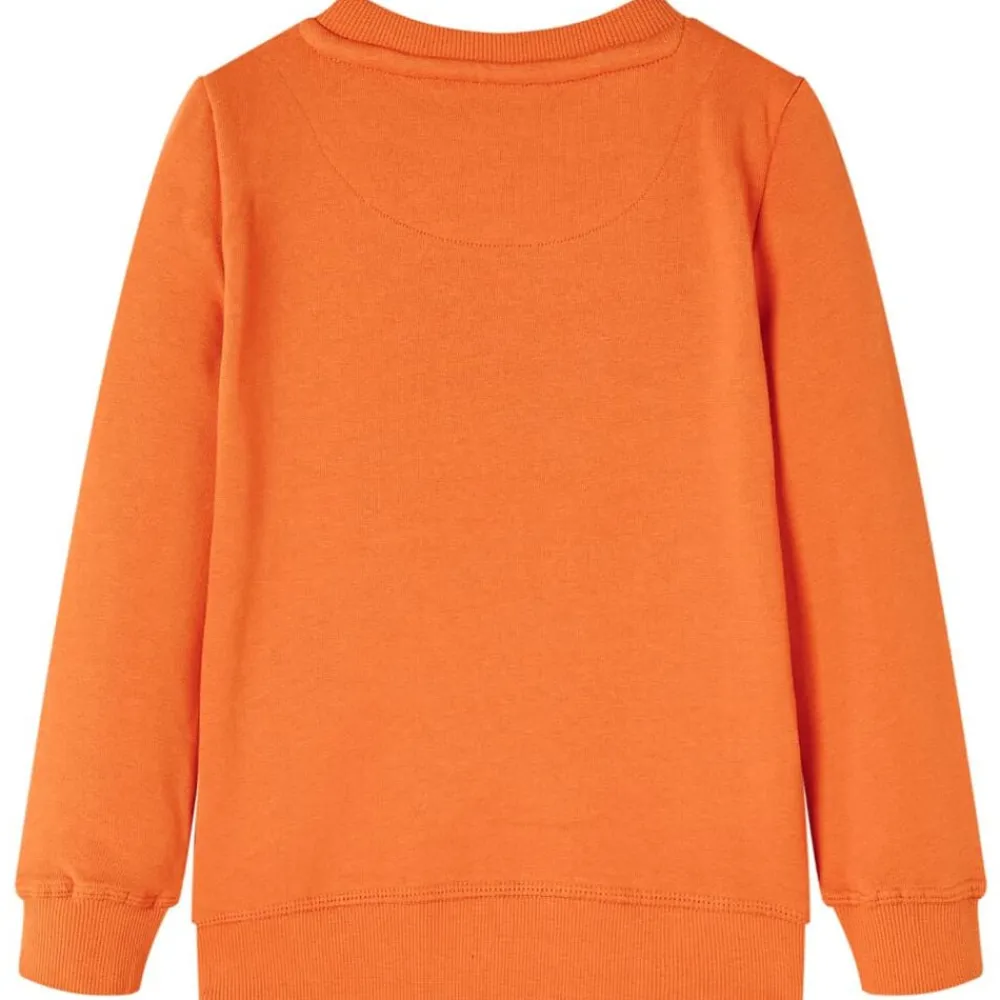 vidaXL Sudadera infantil oscuro 92 Naranja