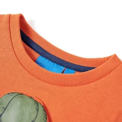 vidaXL Sudadera infantil oscuro 92 Naranja
