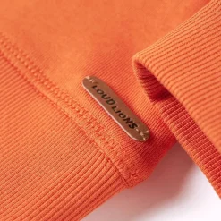 vidaXL Sudadera infantil oscuro 92 Naranja