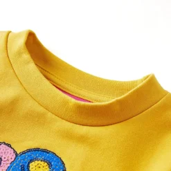 vidaXL Sudadera infantil oscuro 92 Ocre Outlet