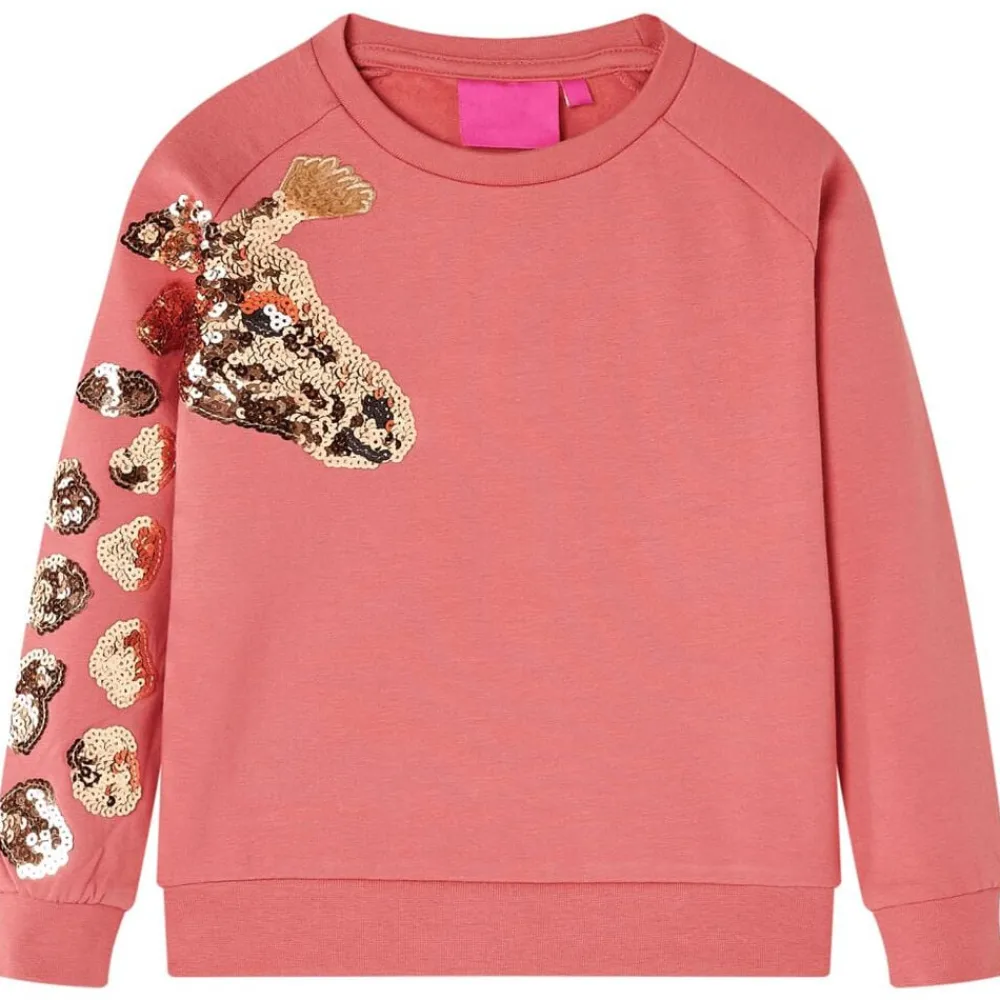 vidaXL Sudadera infantil envejecido 92 Rosa Hot