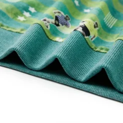 vidaXL Sudadera infantil verde claro melange 116 Outlet
