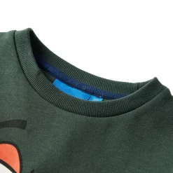 vidaXL Ropa Y Accesorios-Sudadera infantil verde oscuro 92