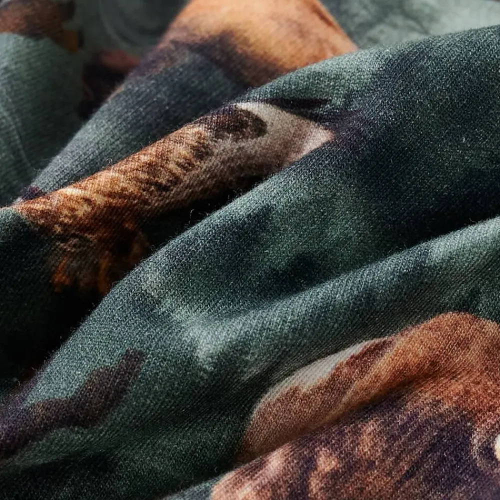 vidaXL Ropa Y Accesorios-Sudadera infantil verde oscuro 92