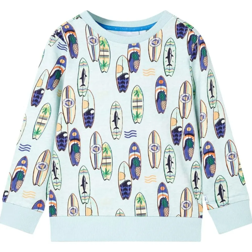 vidaXL Sudadera para niños azul suave mélange 116 Online