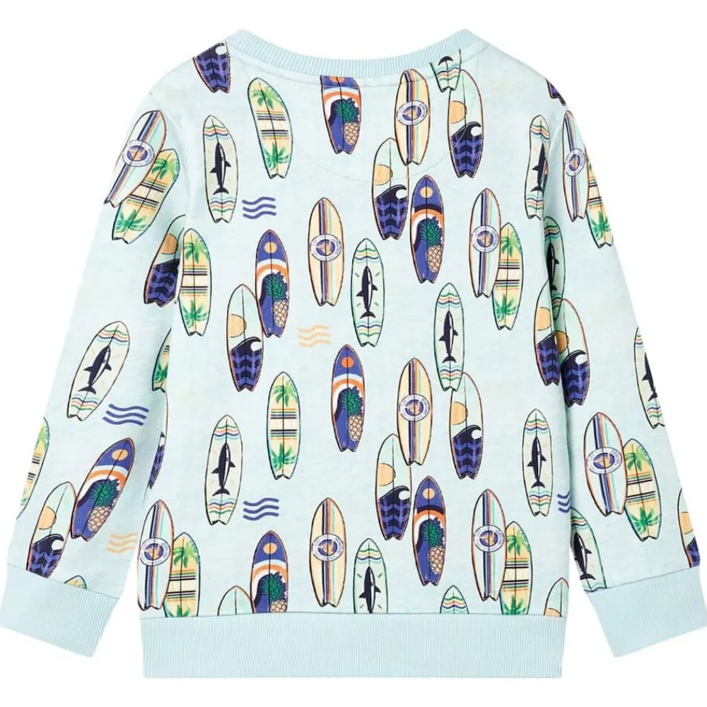 vidaXL Sudadera para niños azul suave mélange 116 Online