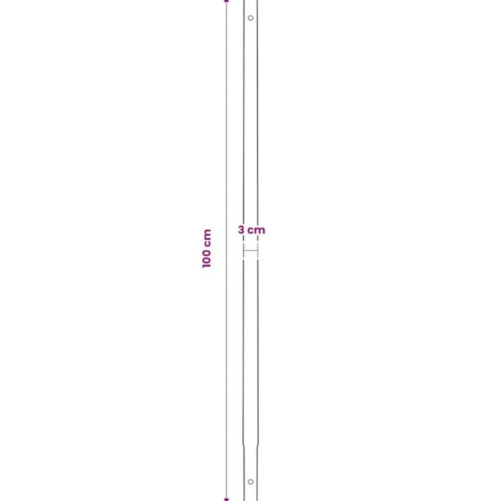 vidaXL Taladro De Tierra Con Mango 100 mm Con Tubo De Extensión 13 M Acero Hot