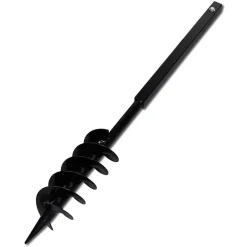 vidaXL Taladro De Tierra Con Mango 100 mm Con Tubo De Extensión 13 M Acero Hot