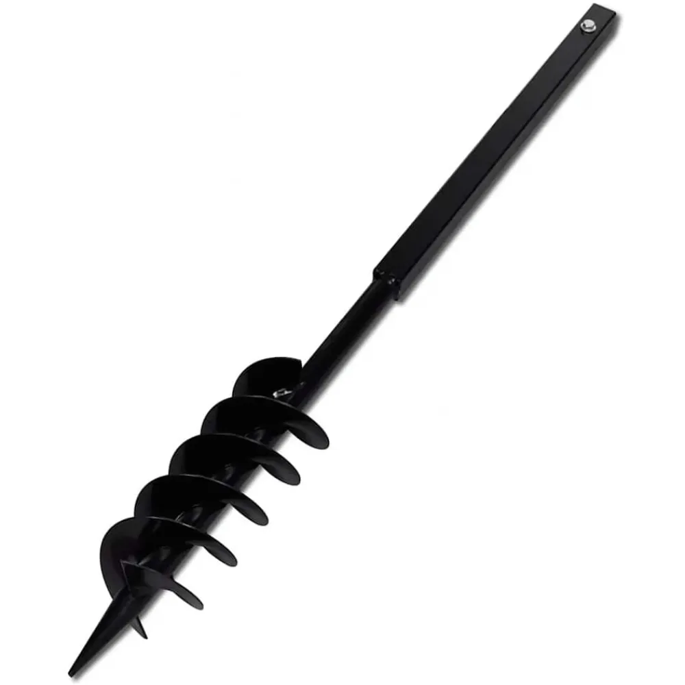 vidaXL Taladro De Tierra Con Mango 100 mm Con Tubo De Extensión 9 M Acero Sale