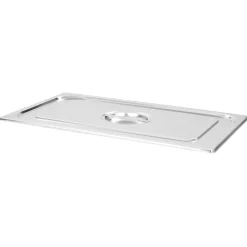 vidaXL Tapas para bandejas Gastronorm 1/1 acero inoxidable 2 unidades Best