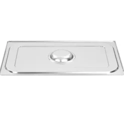 vidaXL Tapas para bandejas Gastronorm 1/1 acero inoxidable 2 unidades Best