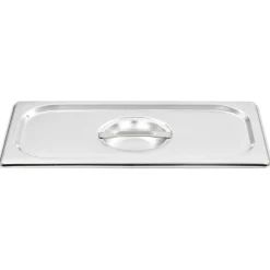 vidaXL Tapas para bandejas Gastronorm 1/3 acero inoxidable 4 unidades Clearance