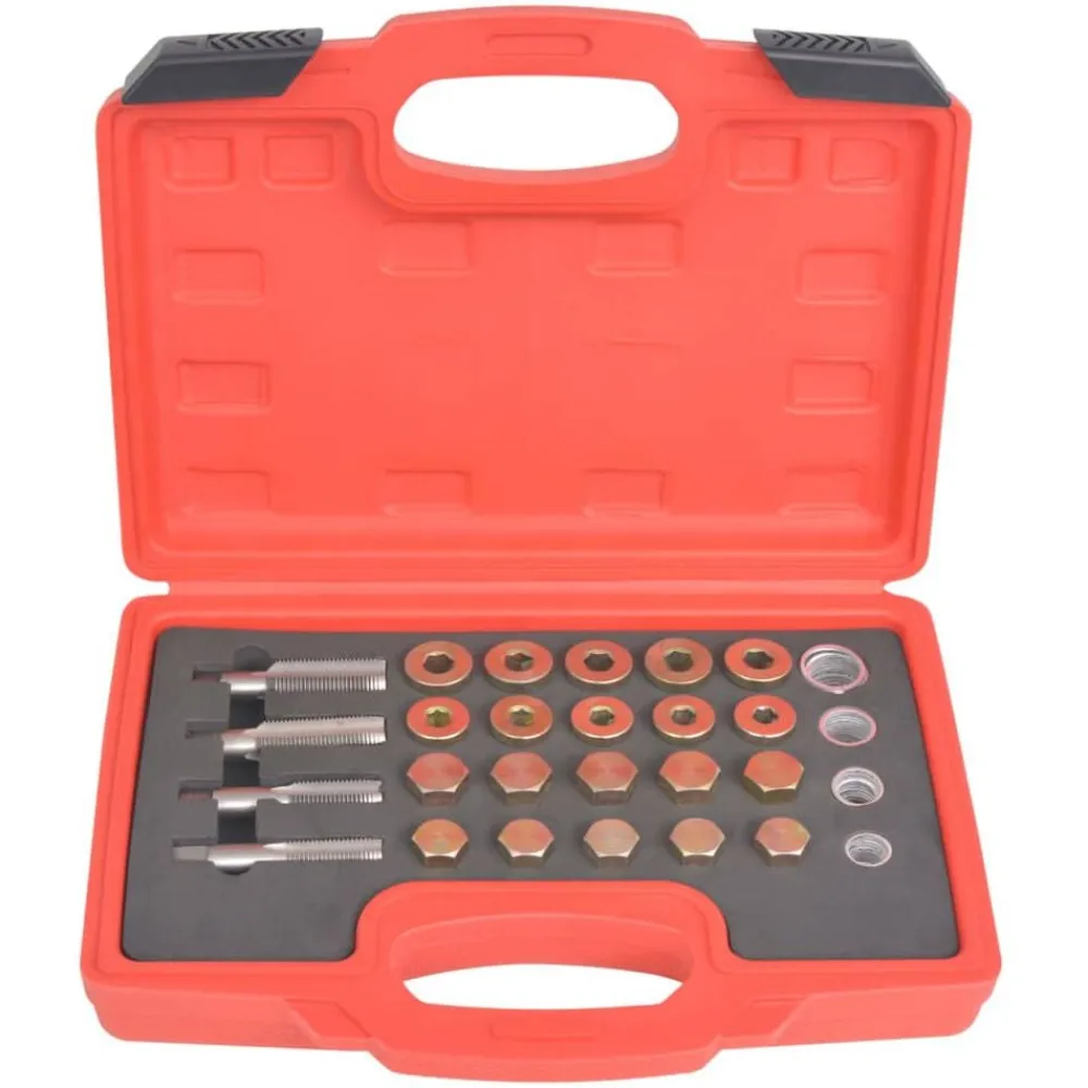 vidaXL Tapón de Drenaje de Aceite Tapón de Sumidero Kit de Reparación