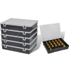 vidaXL Accesorios De Bricolaje-Torre de 6 cajas de herramientas,