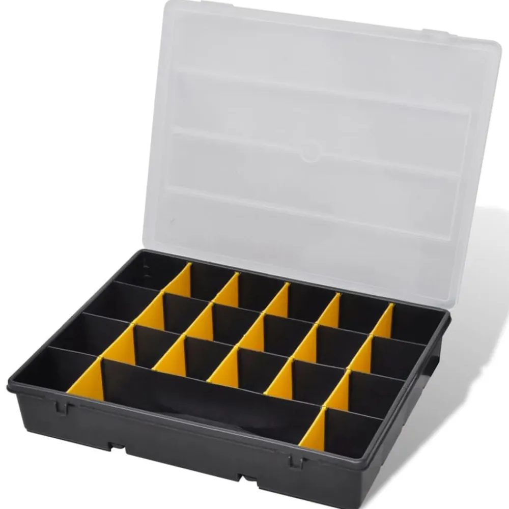 vidaXL Accesorios De Bricolaje-Torre de 6 cajas de herramientas,