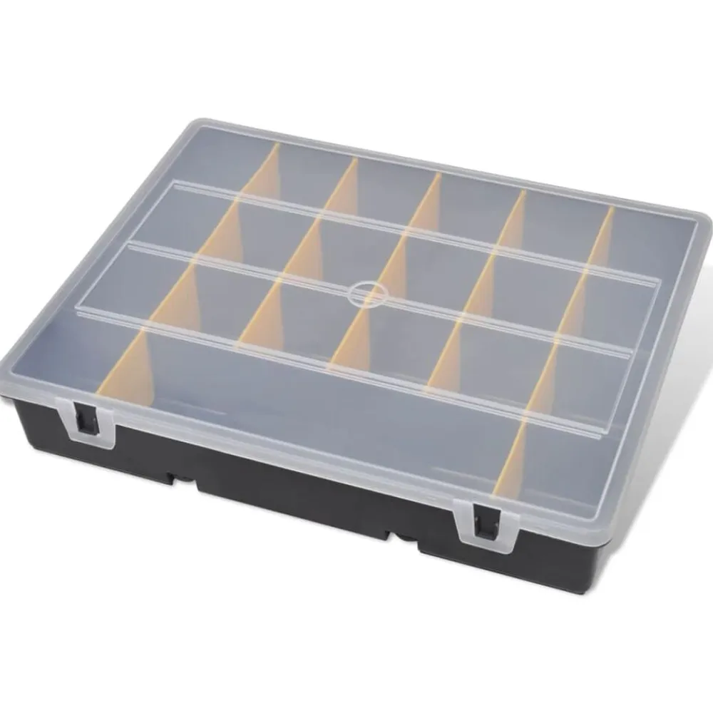 vidaXL Accesorios De Bricolaje-Torre de 6 cajas de herramientas,