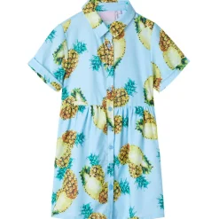 vidaXL Ropa Y Accesorios-Vestido infantil azul 116