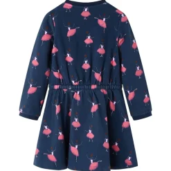 vidaXL Vestido infantil azul marino 104 Online