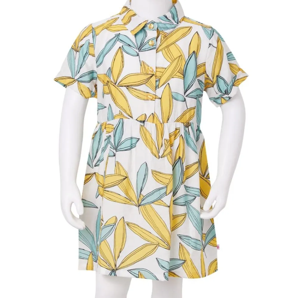 vidaXL Ropa Y Accesorios-Vestido infantil color crudo 92