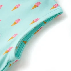 vidaXL Vestido infantil con cordón verde mint 104